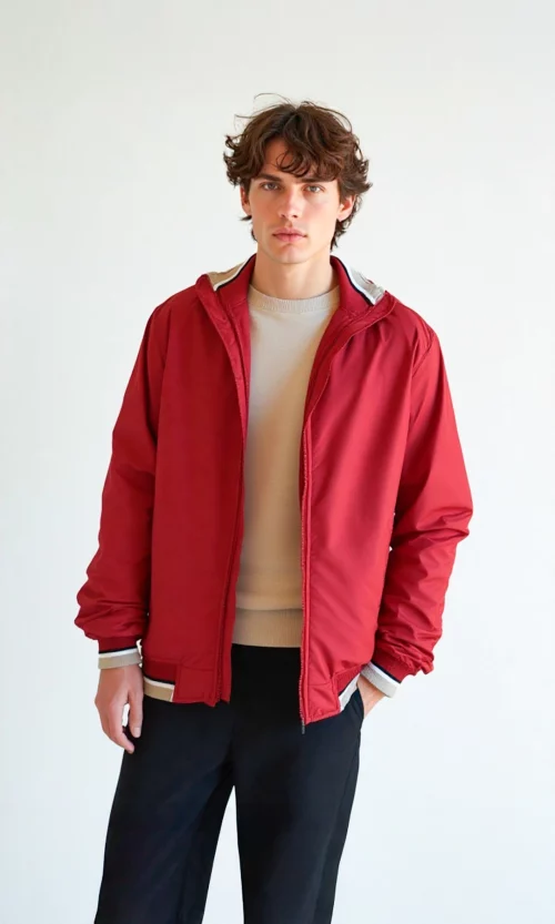 Chaqueta hombre unicolor