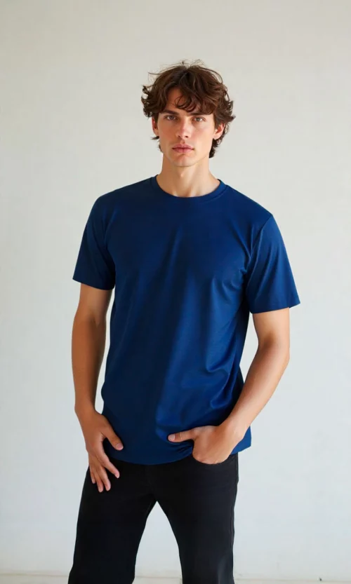 Camiseta hombre unicolor