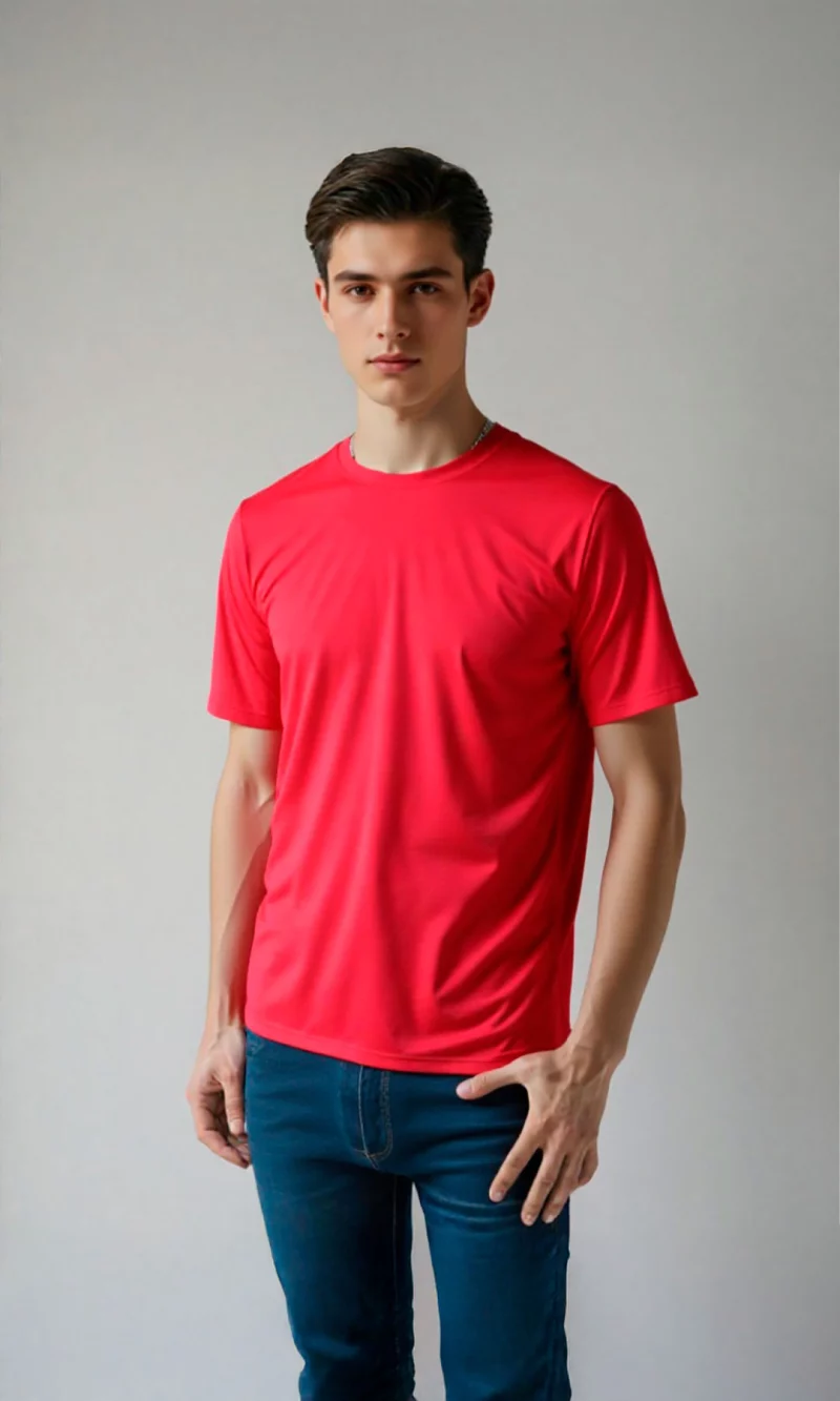 Camiseta hombre unicolor - Imagen 4