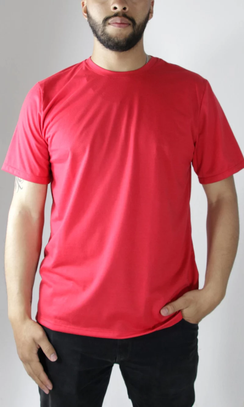 Camiseta hombre unicolor - Imagen 3