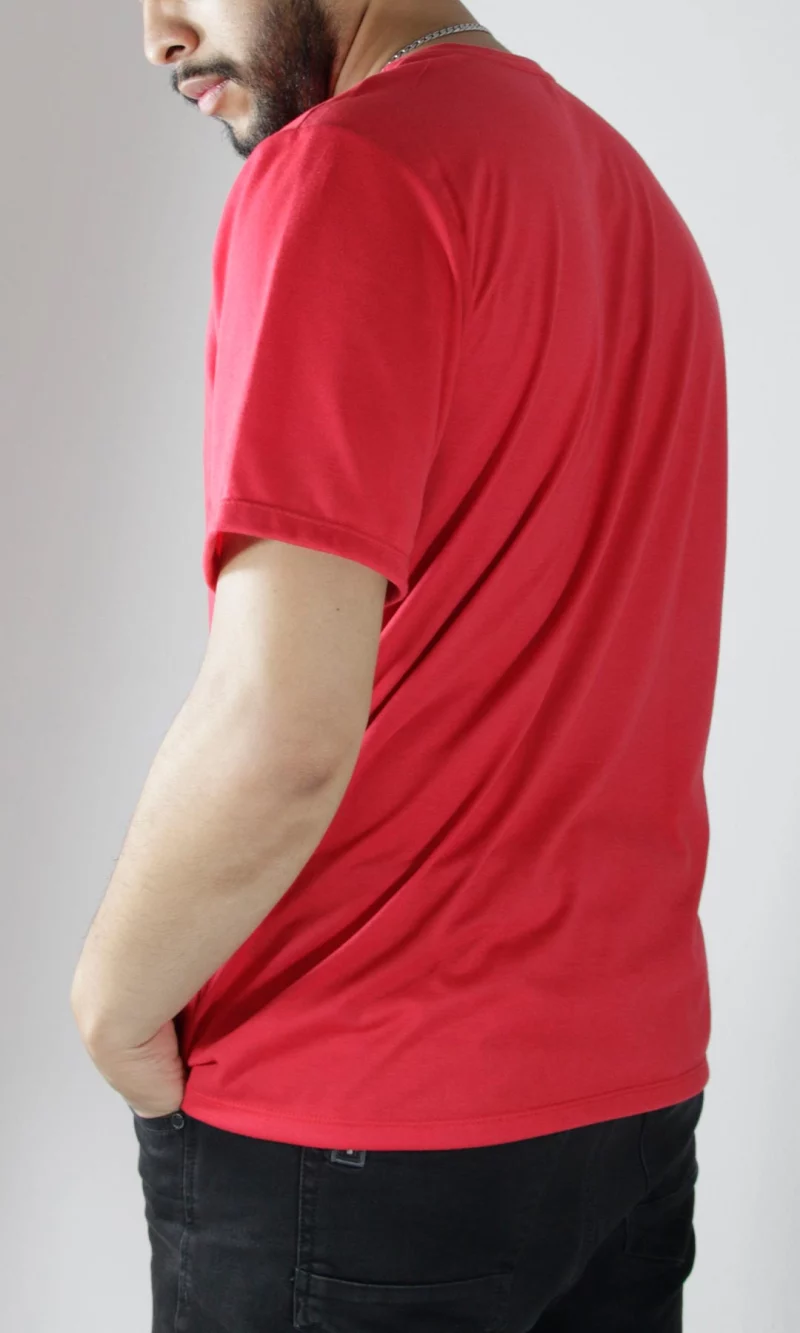 Camiseta hombre unicolor - Imagen 4