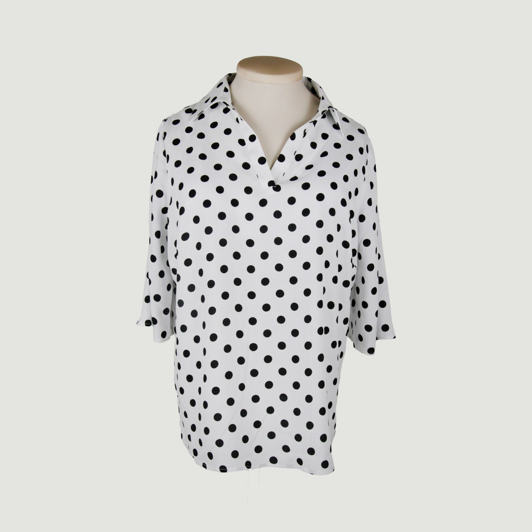 Blusa mujer manga 3 4 estampada Tienda en linea LyH