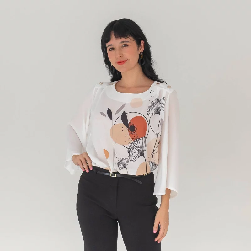 Blusa mujer estampada