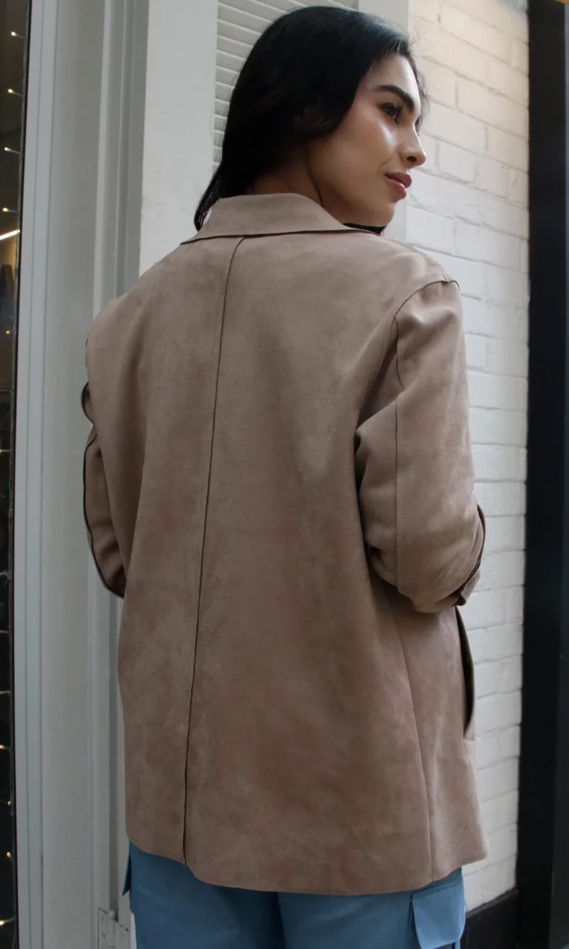 Chaqueta mujer unicolor - Imagen 2