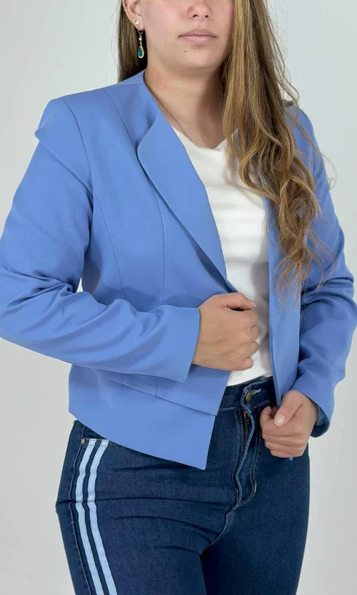 Chaqueta mujer unicolor