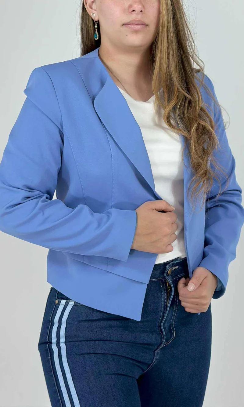 Chaqueta mujer unicolor
