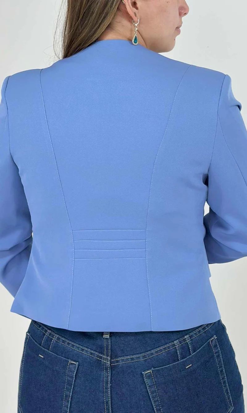 Chaqueta mujer unicolor - Imagen 3