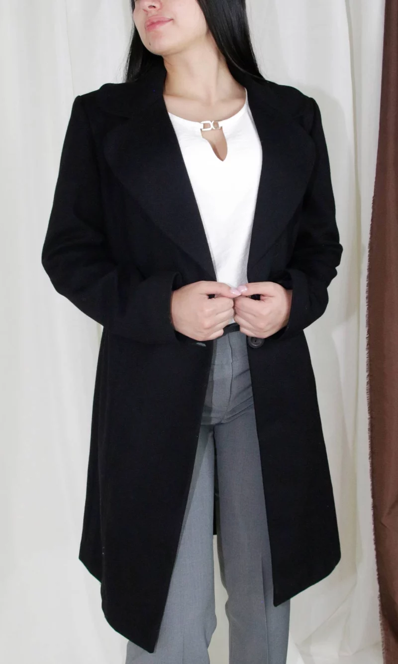 Gabán mujer unicolor