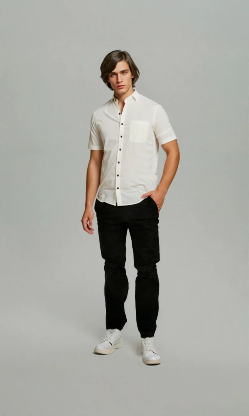 Pantalón hombre unicolor - Imagen 13
