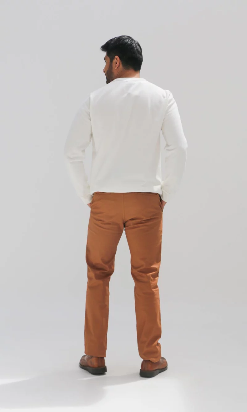 Pantalón hombre unicolor - Imagen 3