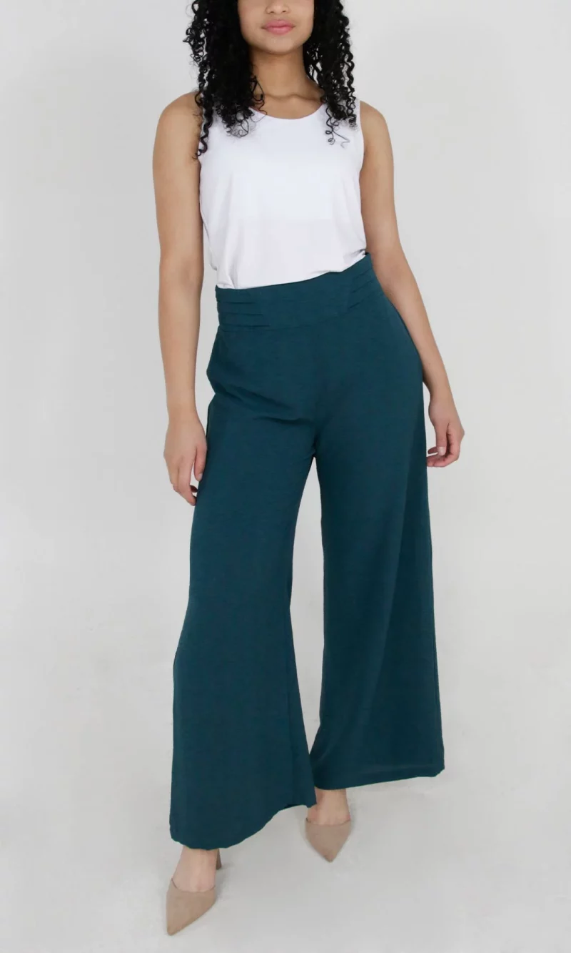 Pantalón mujer unicolor - Imagen 3