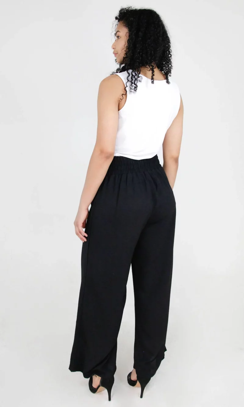 Pantalón mujer unicolor - Imagen 2