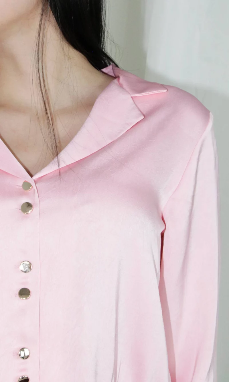 Blusa mujer manga 3/4 unicolor - Imagen 6