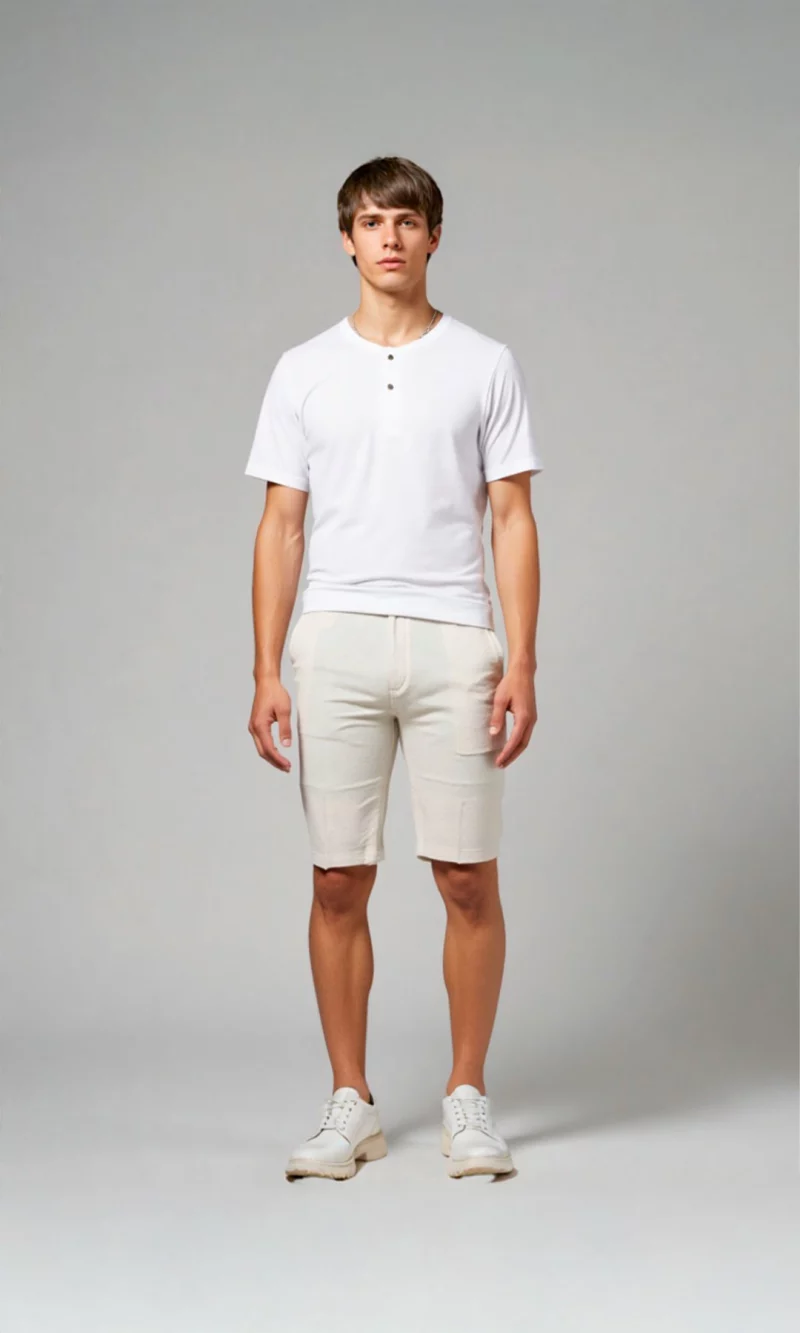 Bermuda hombre unicolor