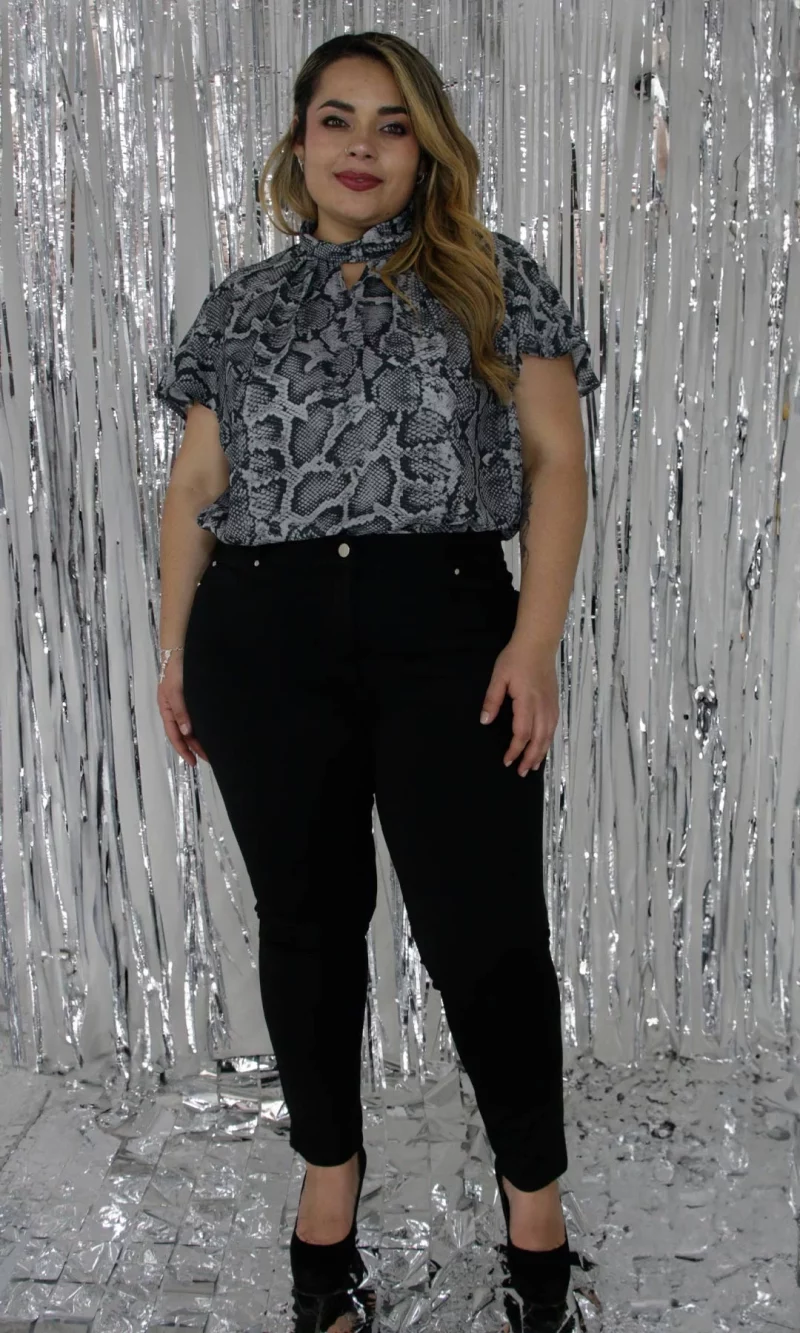 Pantalón mujer unicolor
