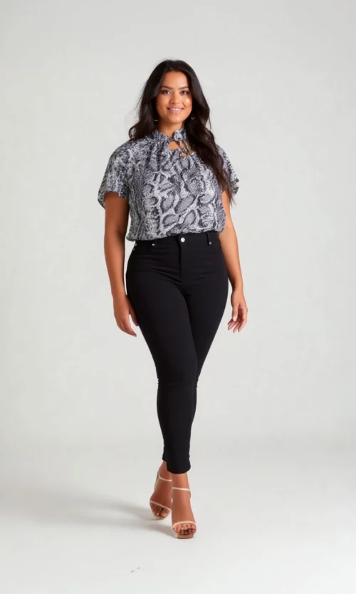 Pantalón mujer unicolor
