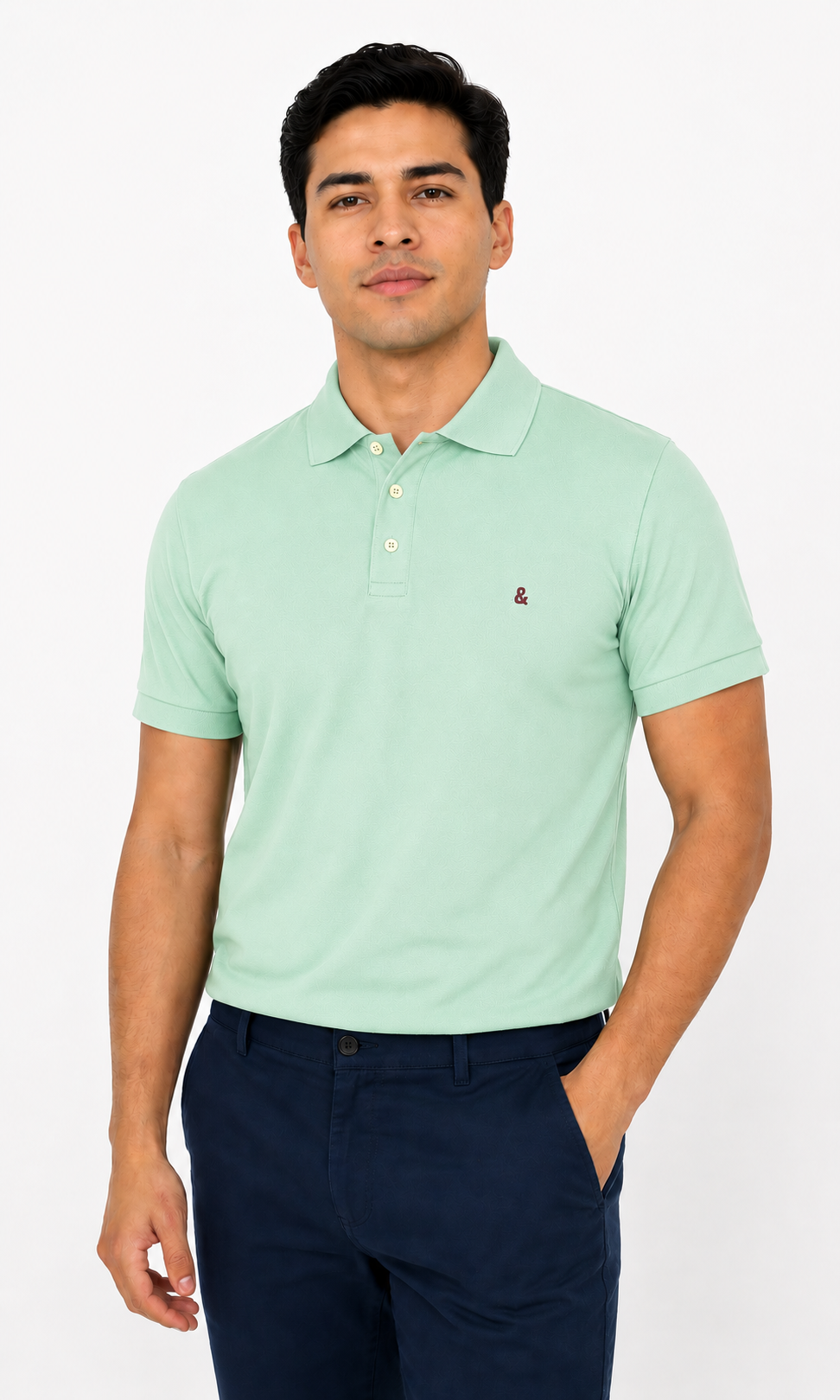 Camiseta hombre manga corta unicolor - Imagen 10