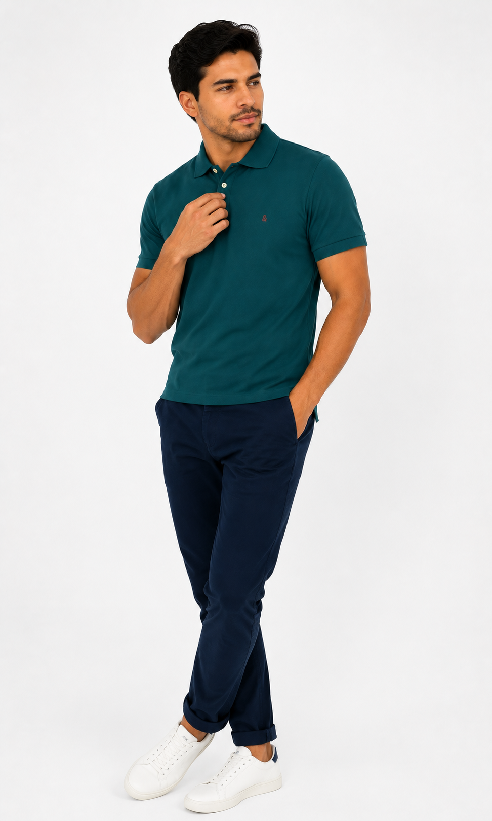 Camiseta hombre manga corta unicolor - Imagen 8