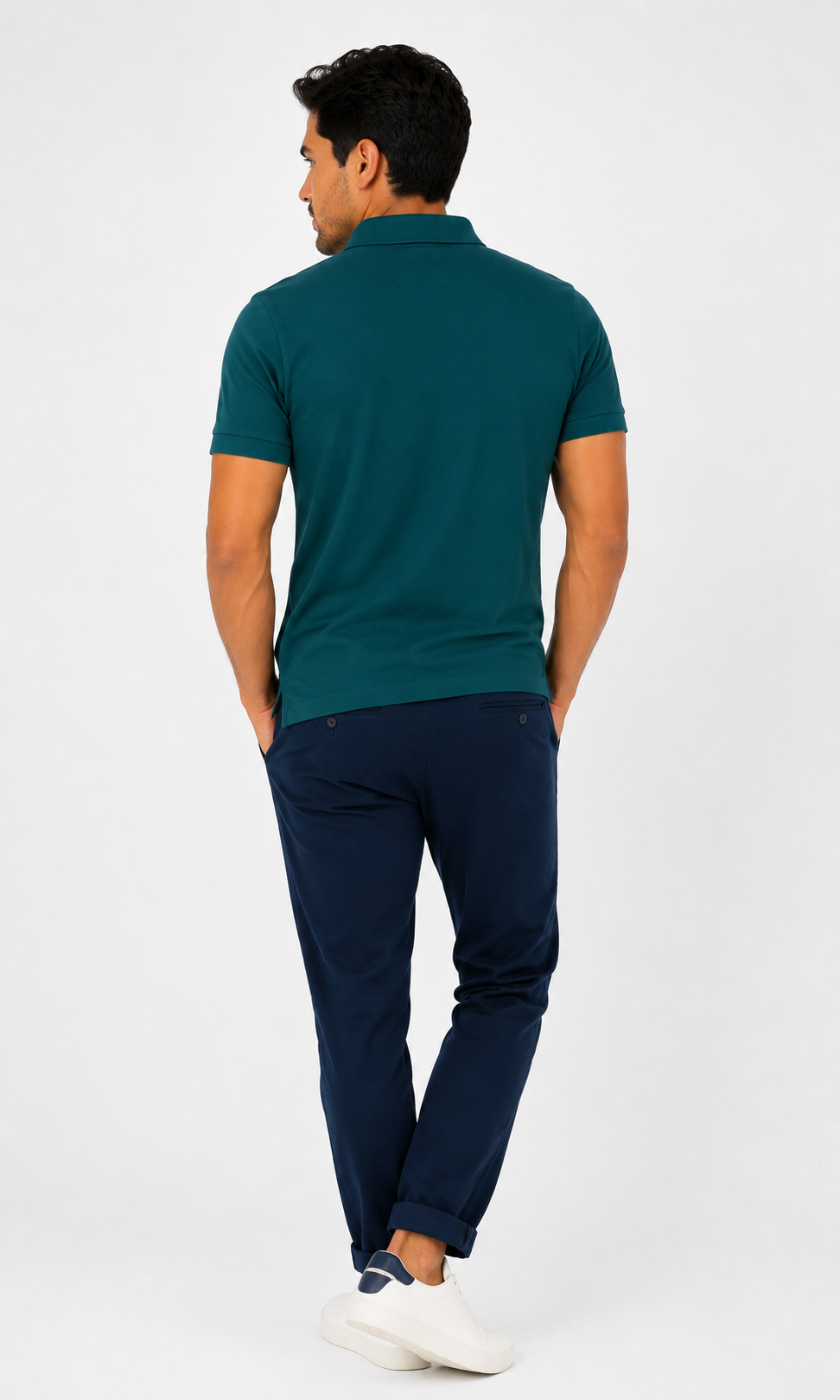 Camiseta hombre manga corta unicolor - Imagen 9