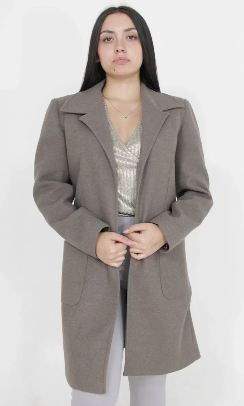 Gabán mujer unicolor