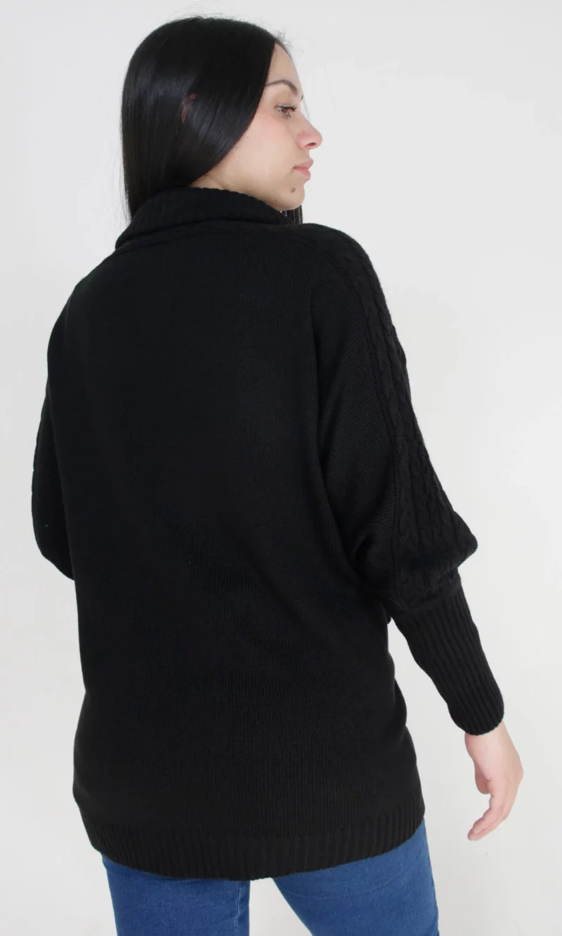 Ruana mujer unicolor - Imagen 6
