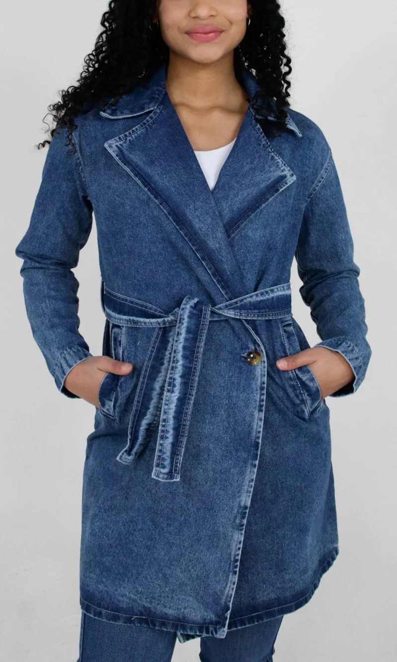Chaqueta mujer unicolor - Imagen 3