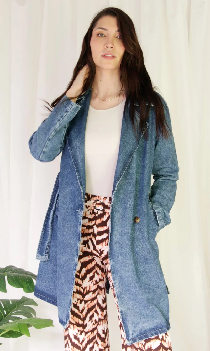 Chaqueta mujer unicolor - Imagen 5