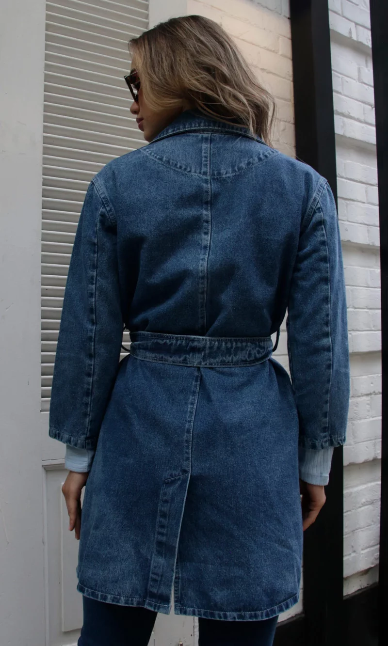 Chaqueta mujer unicolor - Imagen 2
