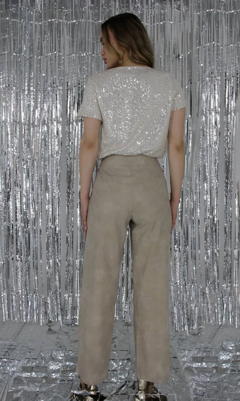 Pantalón mujer unicolor - Imagen 2