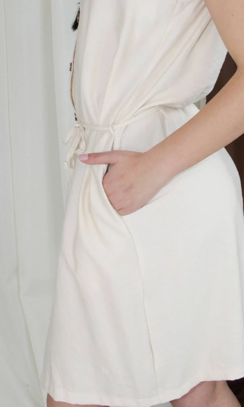 Vestido mujer unicolor - Imagen 2