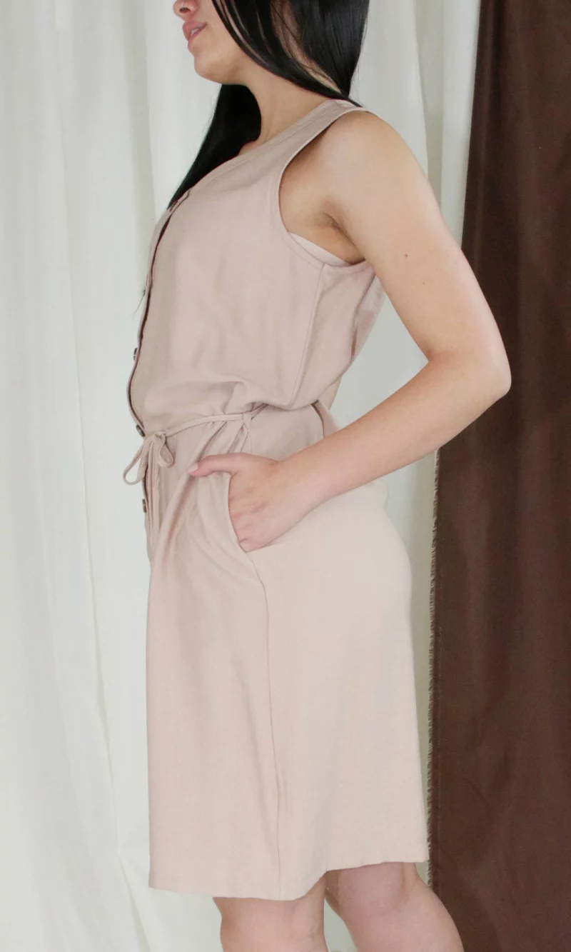 Vestido mujer unicolor - Imagen 5