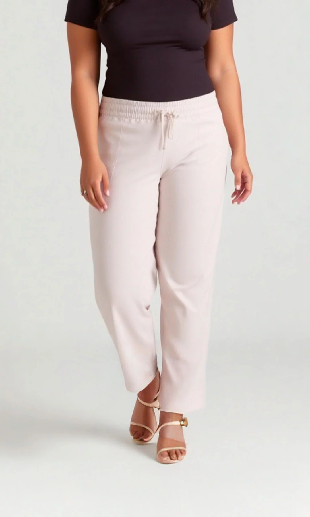 Pantalón mujer unicolor - Imagen 2