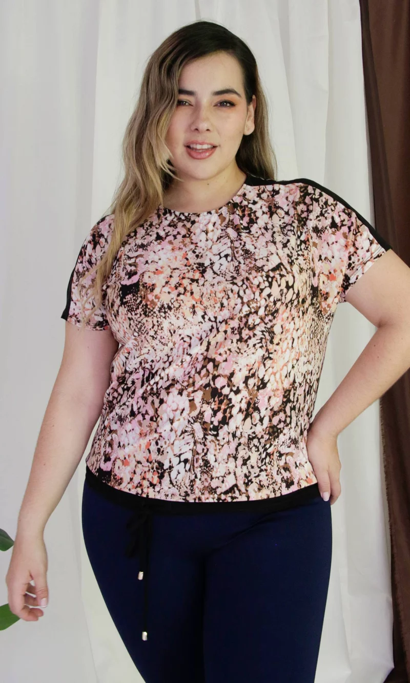 Camiseta mujer manga corta estampada - Imagen 7