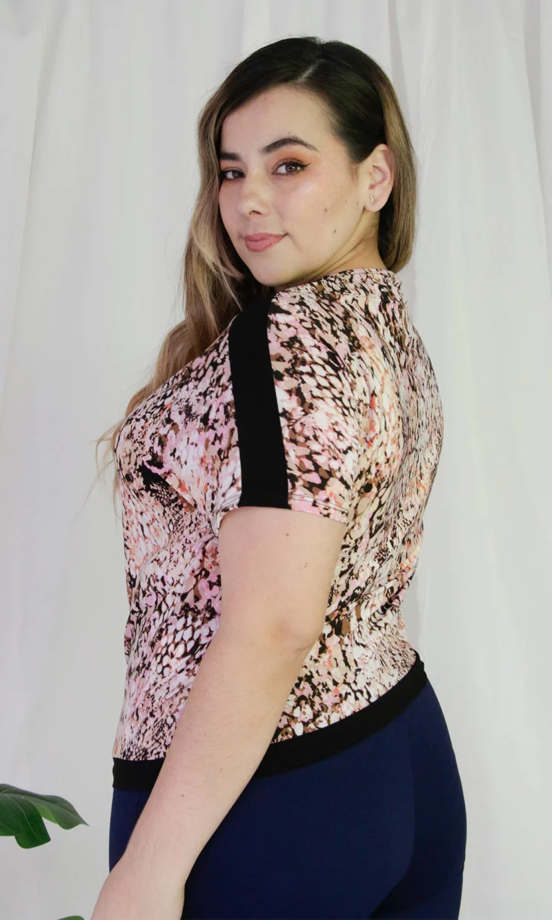 Camiseta mujer manga corta estampada - Imagen 8