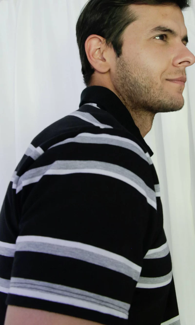 Camiseta hombre rayas - Imagen 4