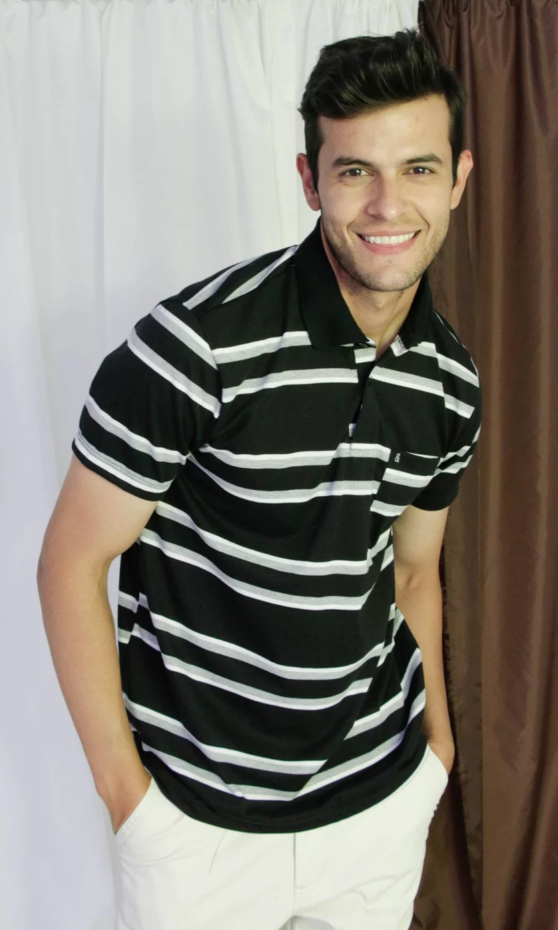 Camiseta hombre rayas - Imagen 3