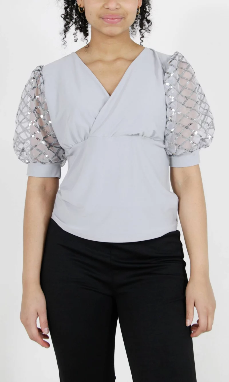 Camiseta mujer manga corta unicolor - Imagen 6