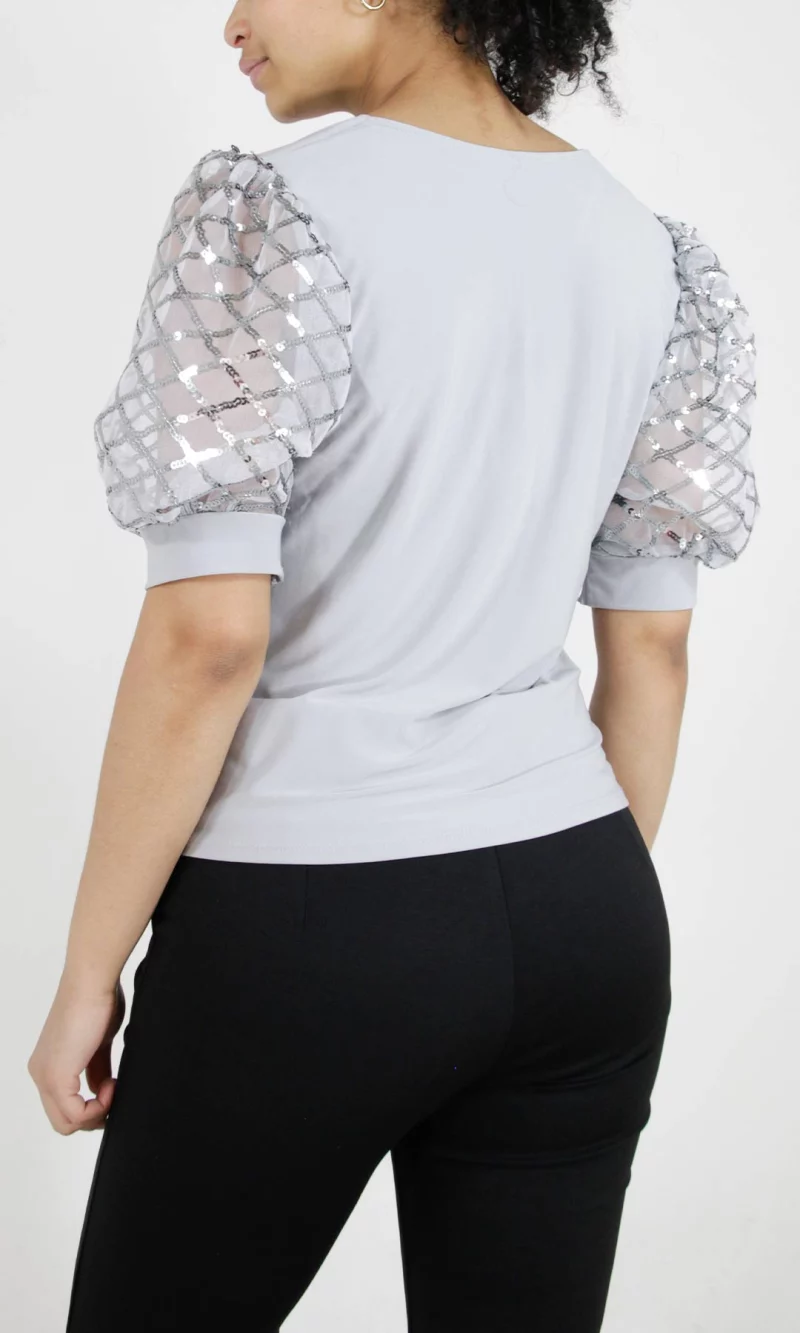 Camiseta mujer manga corta unicolor - Imagen 5