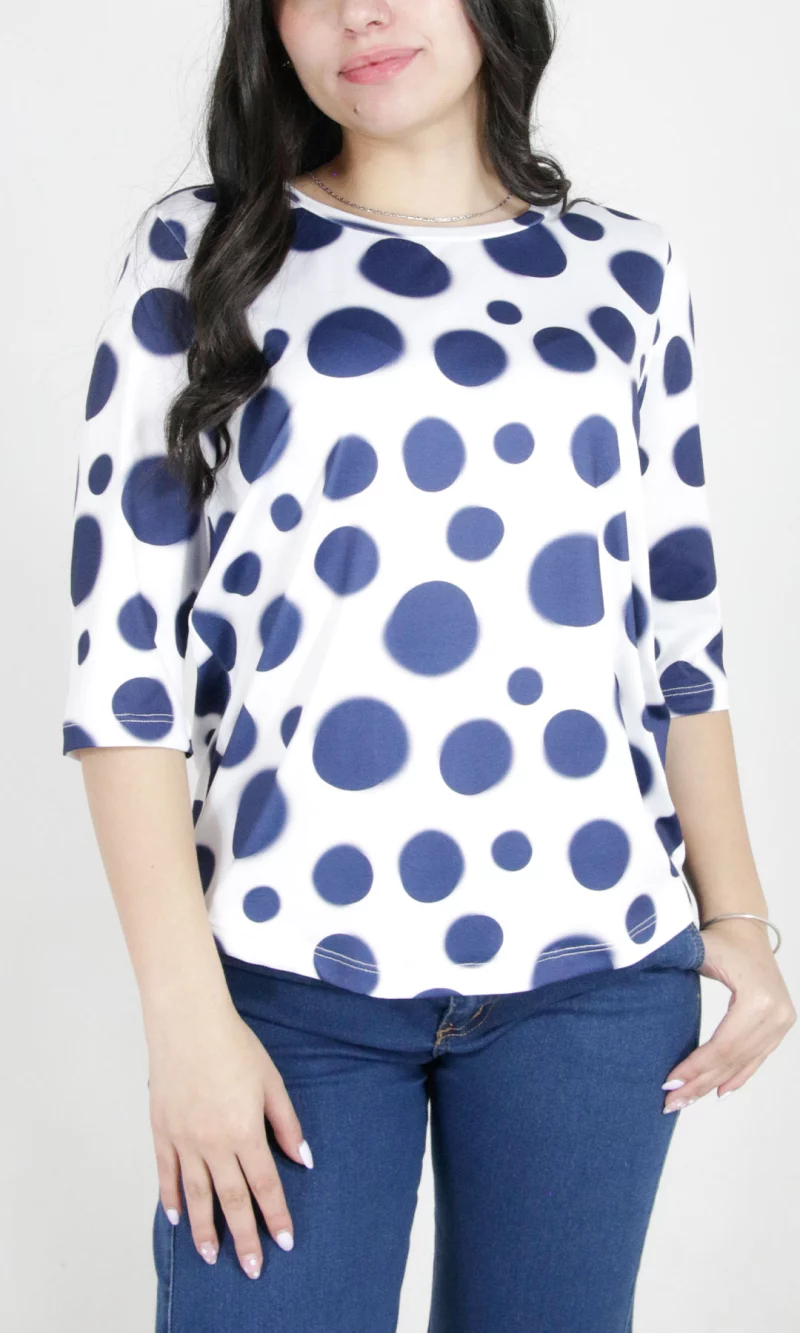 Camiseta mujer manga 3/4 pepas