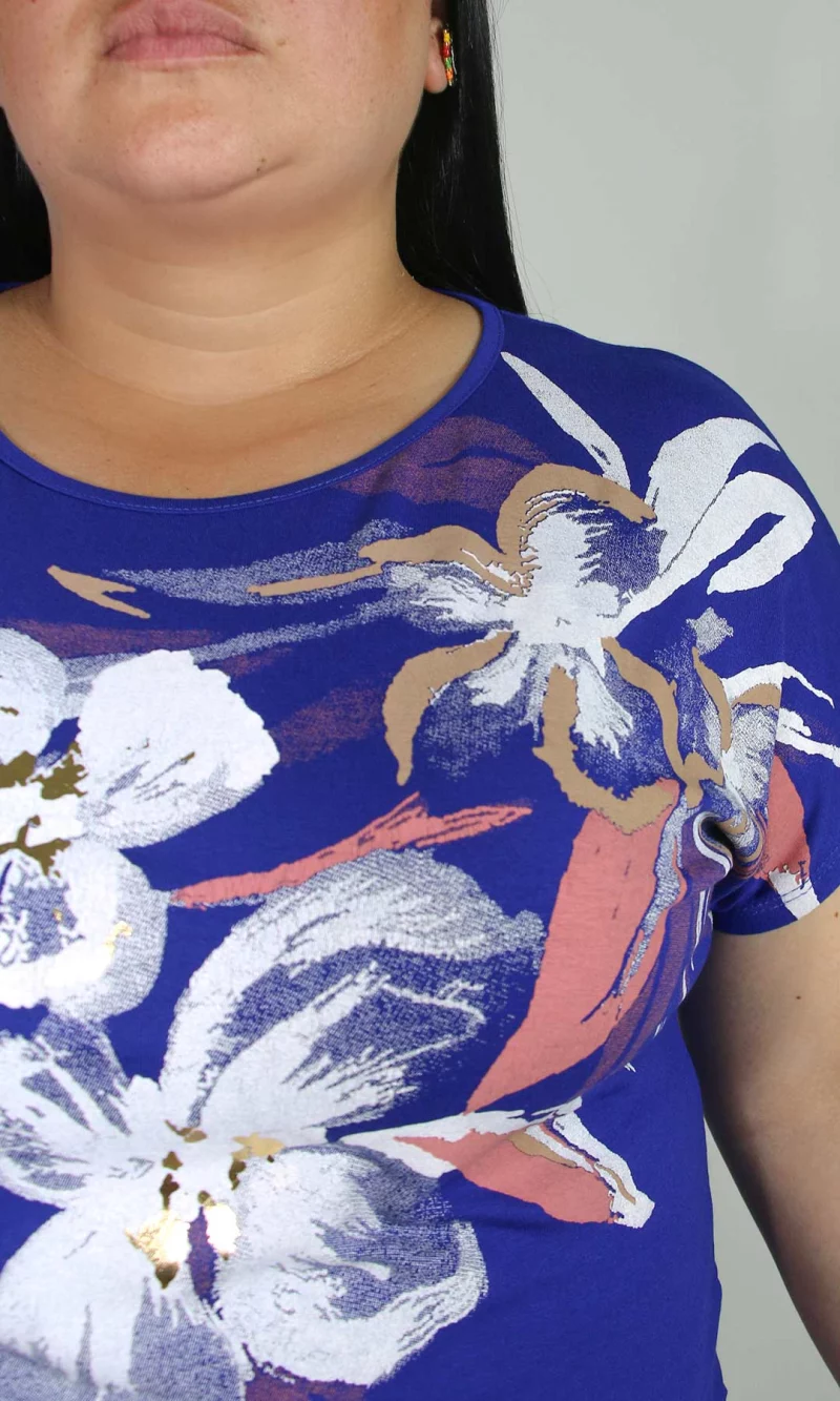 Camiseta mujer manga corta estampada - Imagen 5