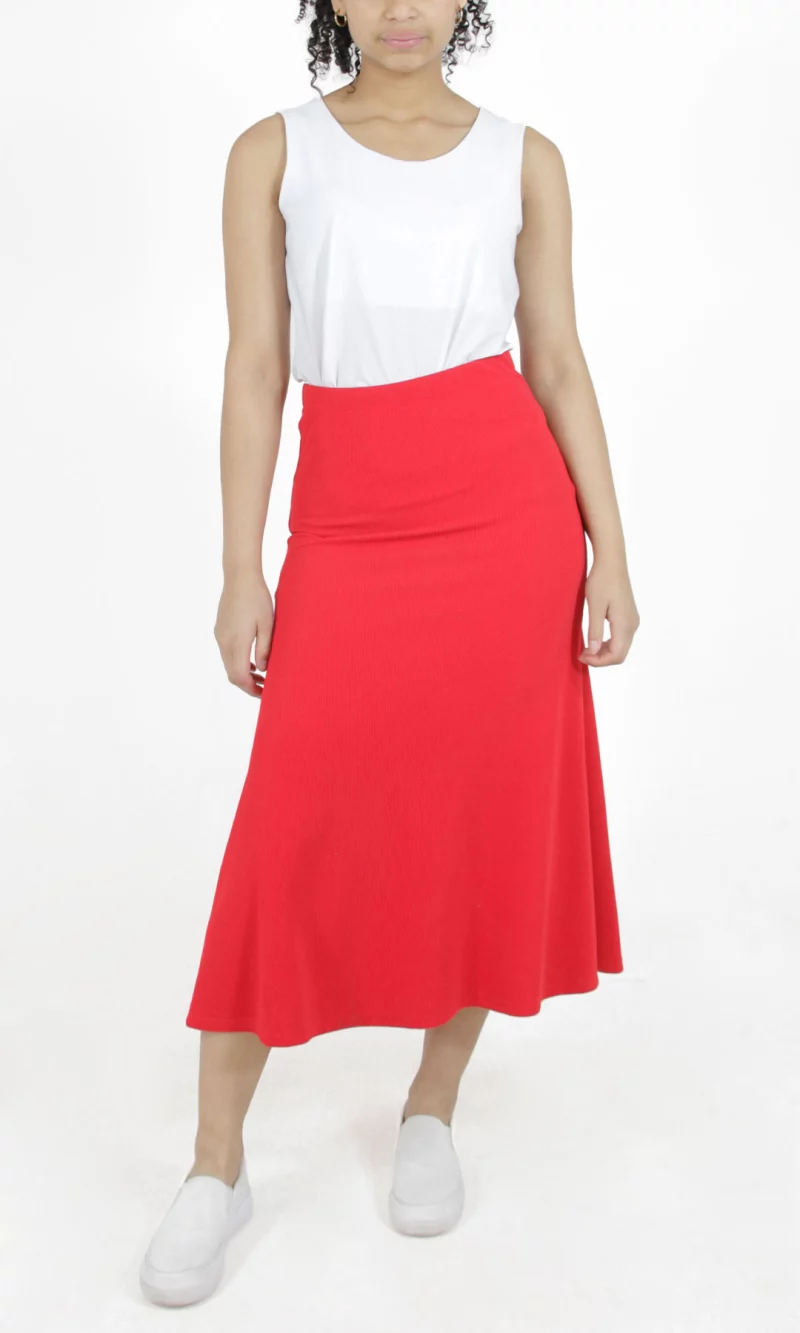 Falda mujer unicolor - Imagen 5