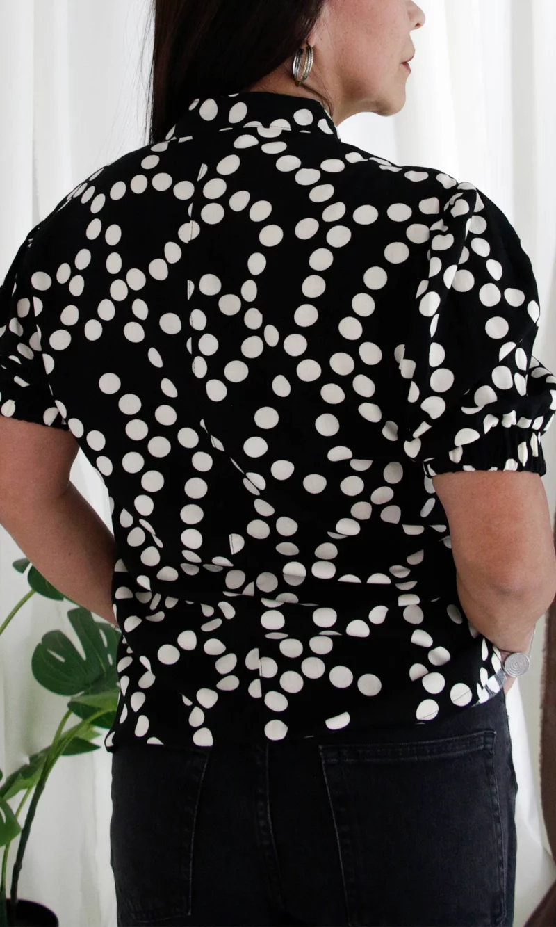 Blusa mujer manga corta pepas - Imagen 6