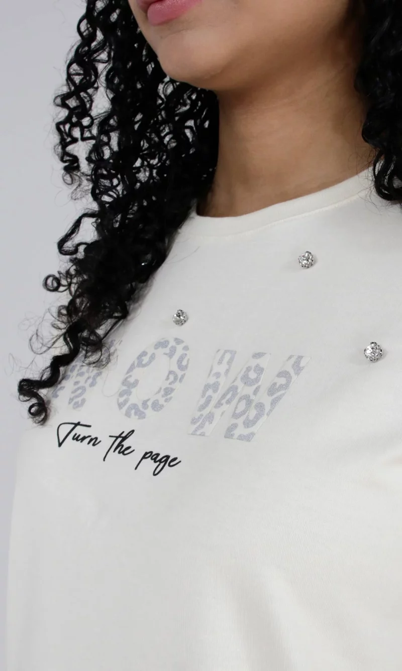Camiseta mujer unicolor - Imagen 4
