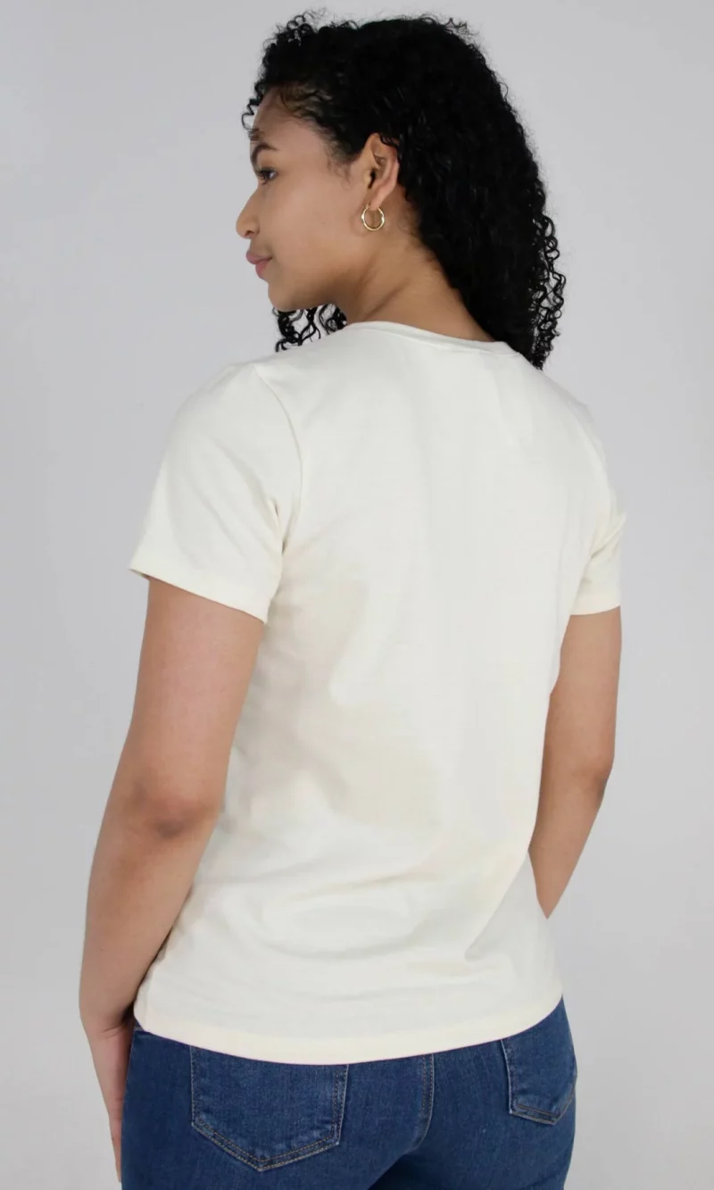 Camiseta mujer unicolor - Imagen 5