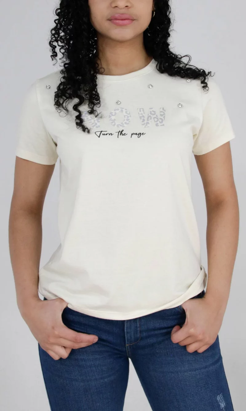 Camiseta mujer unicolor - Imagen 3