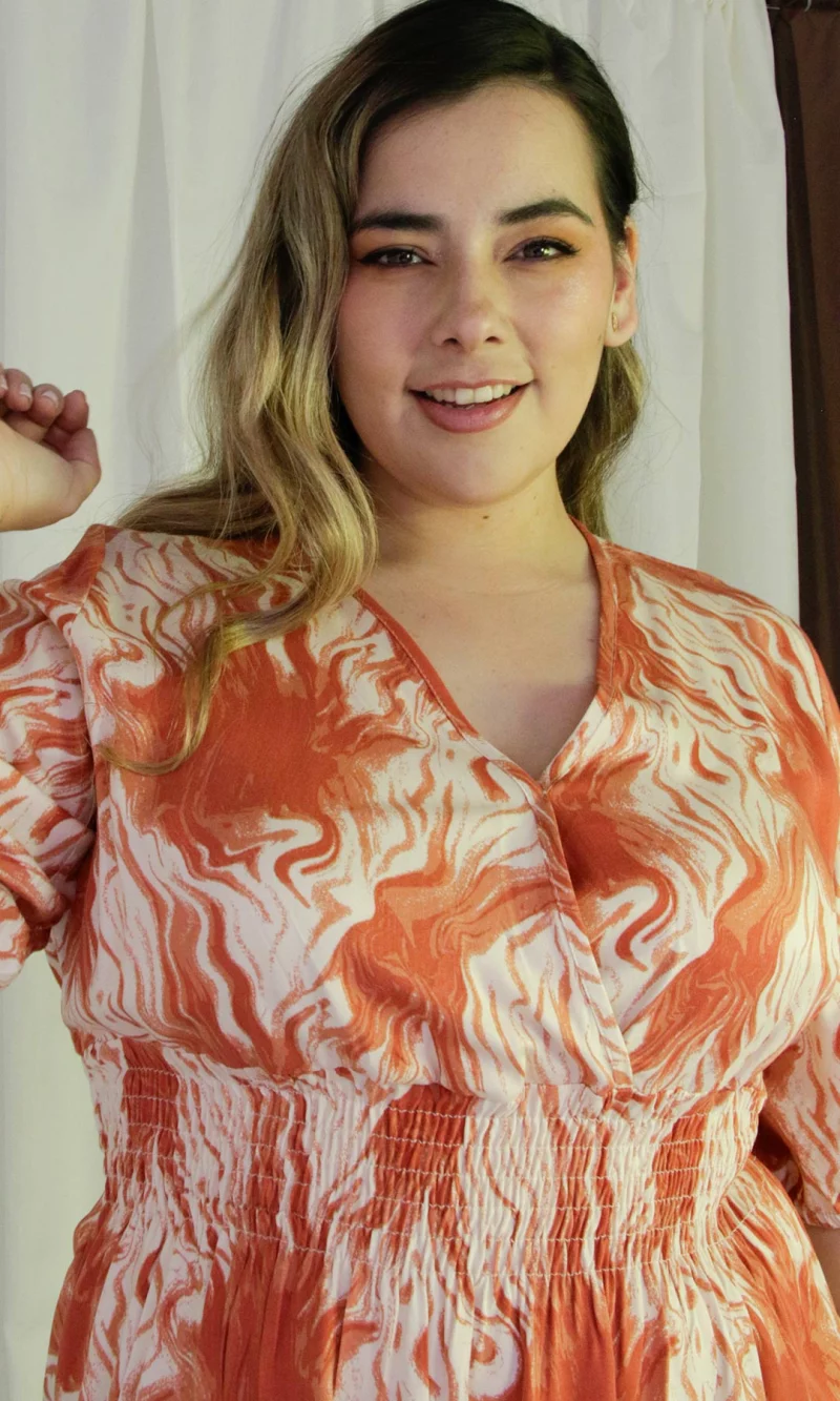 Blusa mujer manga corta estampada - Imagen 2