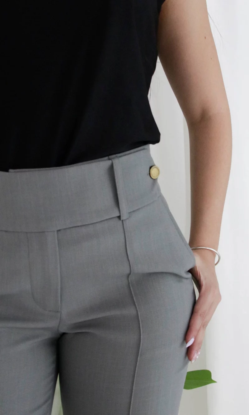 Pantalón mujer unicolor - Imagen 4