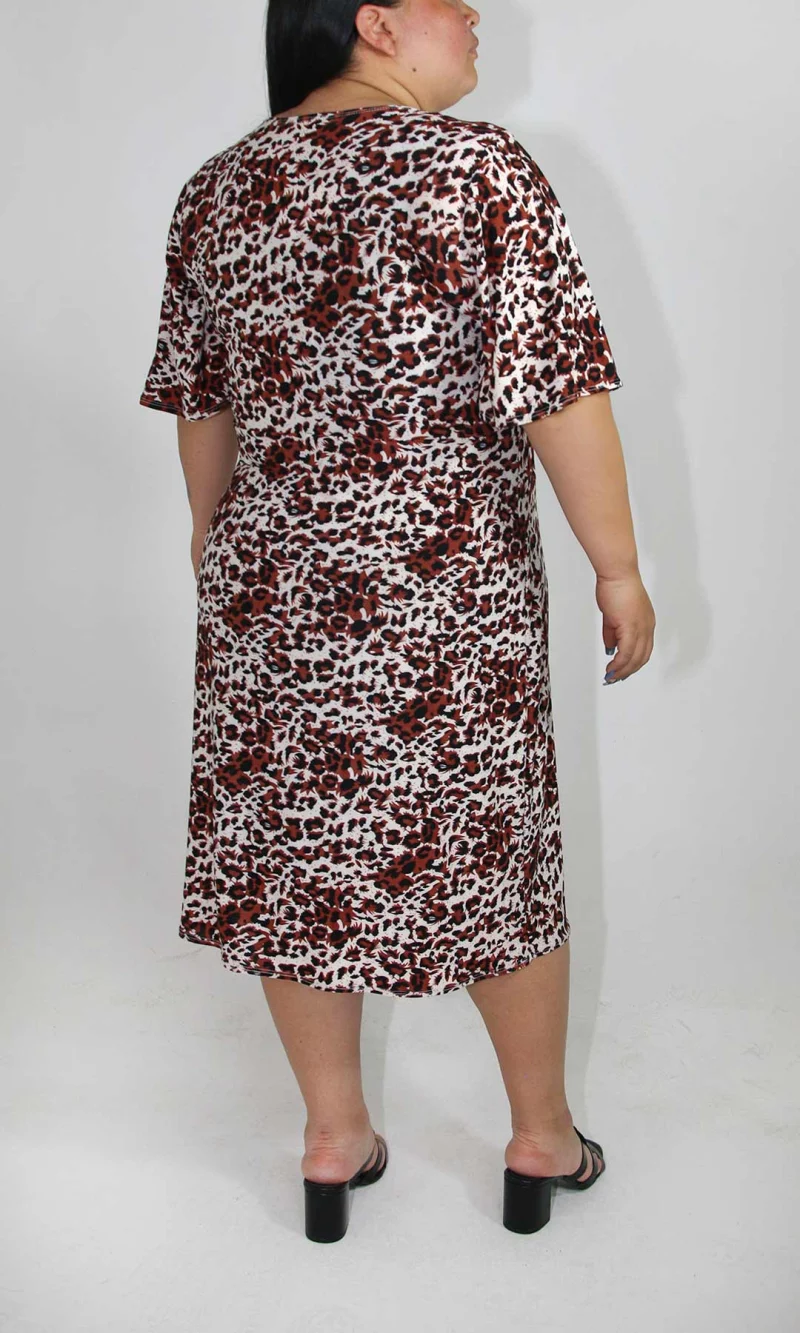 Vestido mujer manga corta estampado - Imagen 2