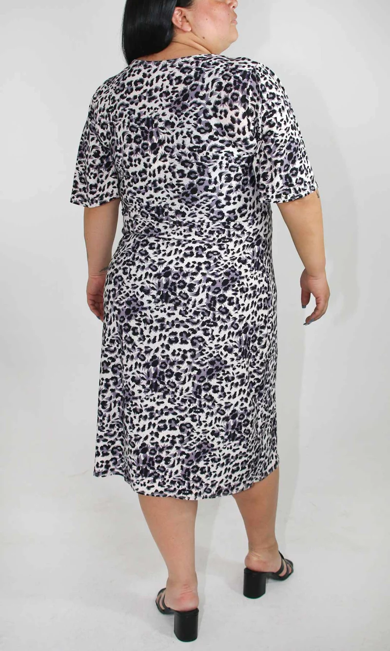 Vestido mujer manga corta estampado - Imagen 5