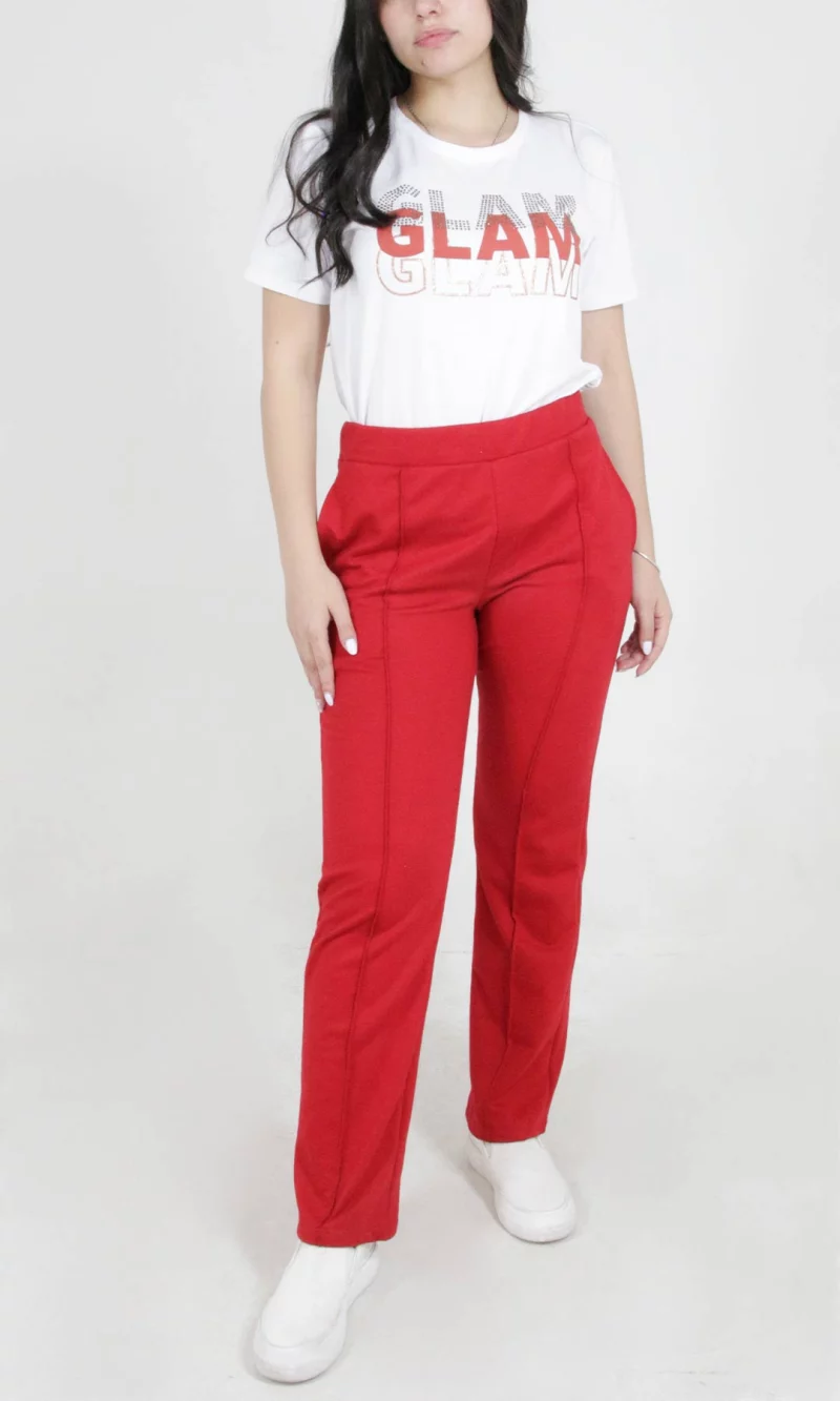 Pantalón mujer unicolor - Imagen 4